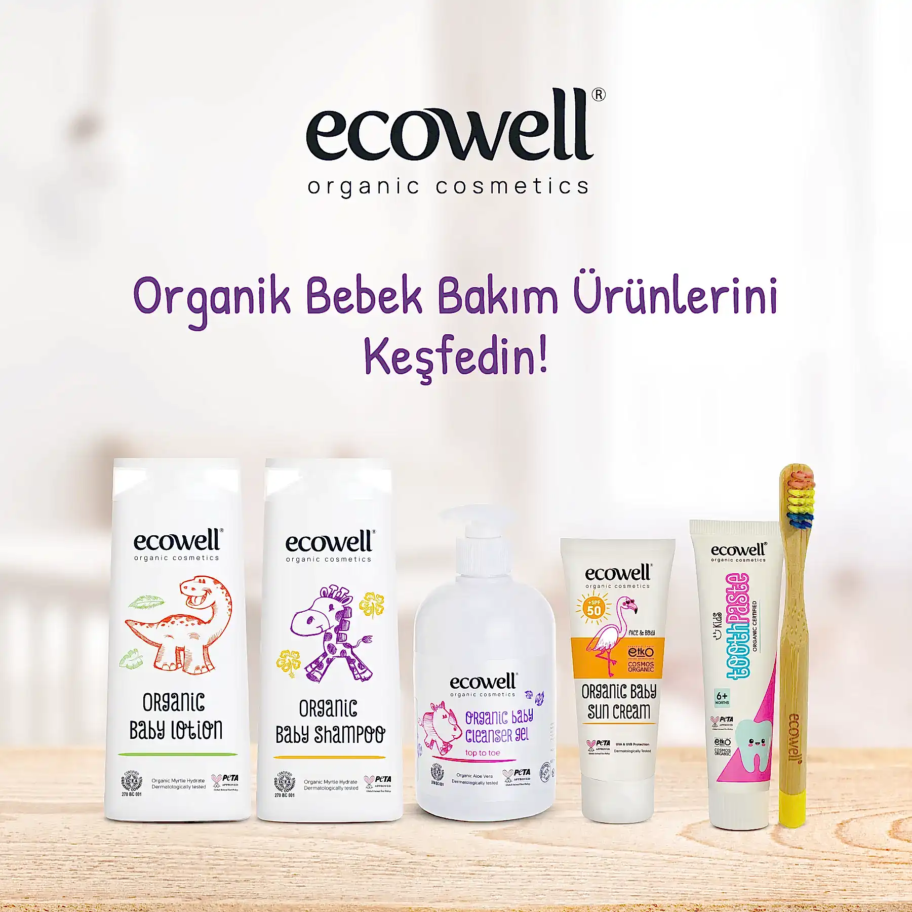 Sertifikalı Organik Çocuk Diş Macunu - 35 gr