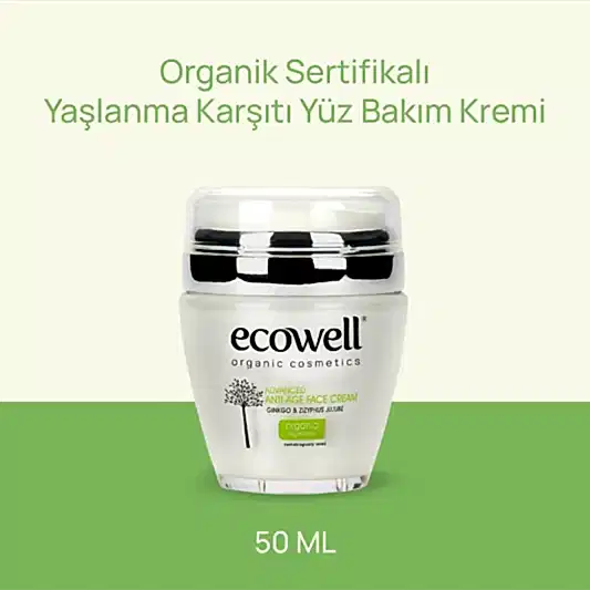 Sertifikalı Organik Yaşlanma Karşıtı Yüz Kremi - 50 ml