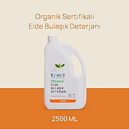 Sertifikalı Organik Elde Bulaşık Deterjanı - 2.5 lt