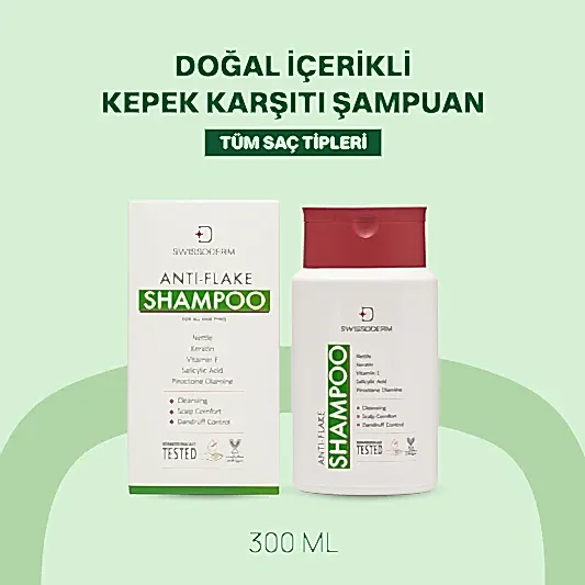 Doğal İçerikli Kepek Karşıtı Şampuan - 300 ml