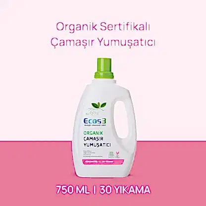 Sertifikalı Organik Çamaşır Yumuşatıcı - 750 ml