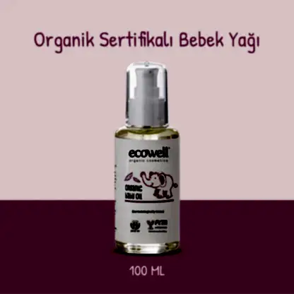 Sertifikalı Organik Bebek Yağı - 100 ml