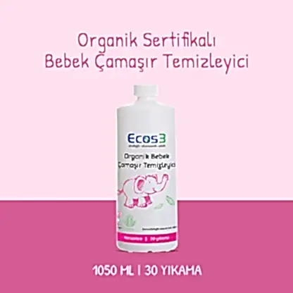 Sertifikalı Organik Bebek Çamaşır Temizleyici - 1050 ml