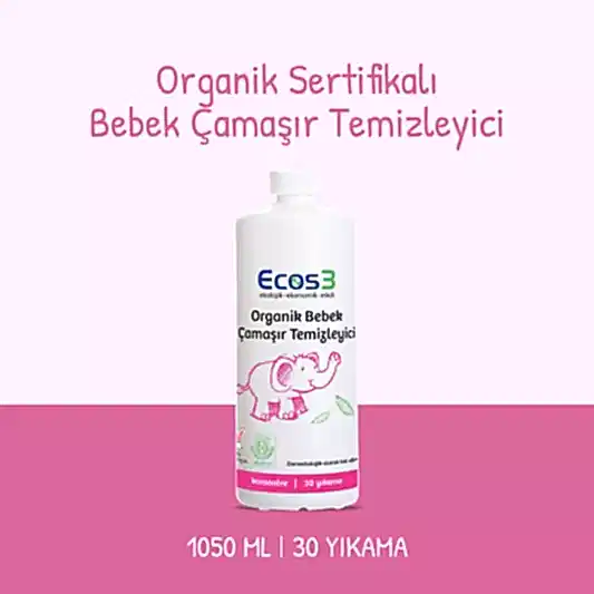 Sertifikalı Organik Bebek Çamaşır Temizleyici - 1050 ml