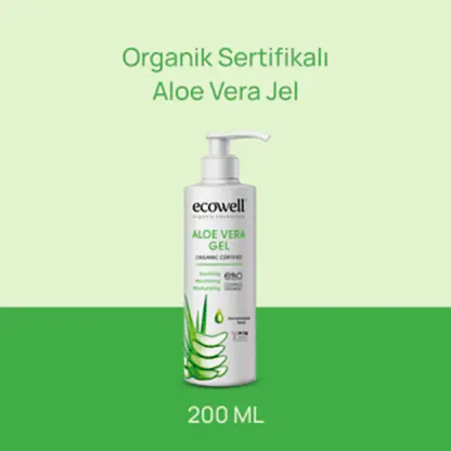 Sertifikalı Organik Aloe Vera Jel - 200 ml