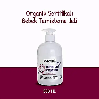 Sertifikalı Organik Bebek Temizleme Jeli - 500 ml