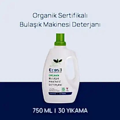 Sertifikalı Organik Bulaşık Makinesi Deterjanı - 750 ml