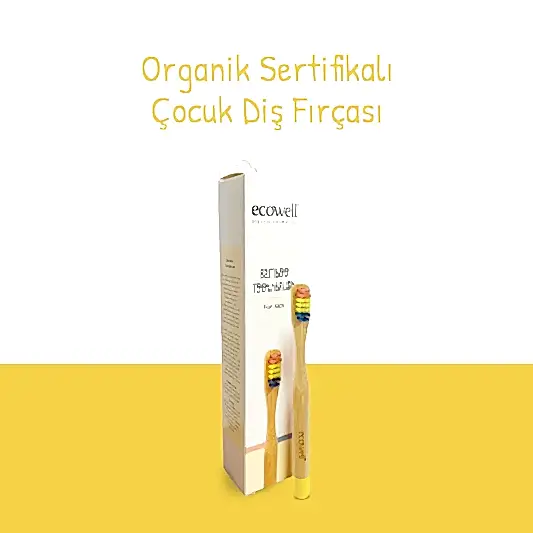 Sertifikalı Organik Çocuk Diş Fırçası
