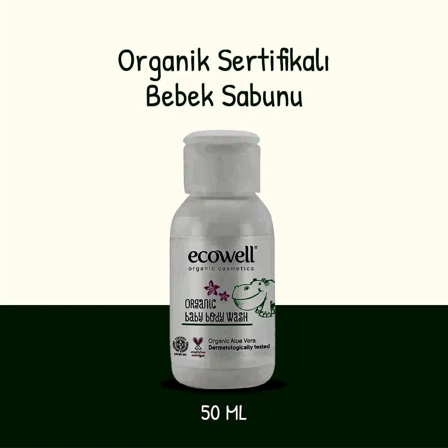 Sertifikalı Organik Bebek Sabunu - 50 ml