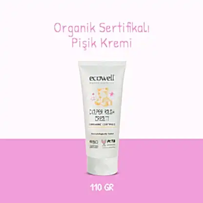 Sertifikalı Organik Pişik Kremi - 110 gr