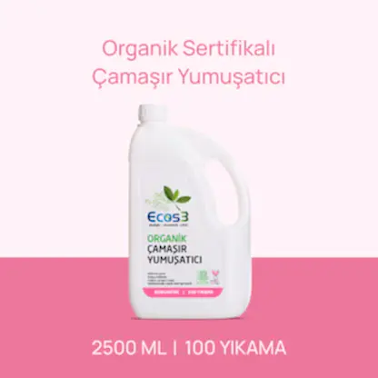 Sertifikalı Organik Çamaşır Yumuşatıcı - 2.5 lt