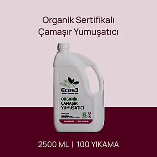 Sertifikalı Organik Çamaşır Yumuşatıcı - 2.5 lt