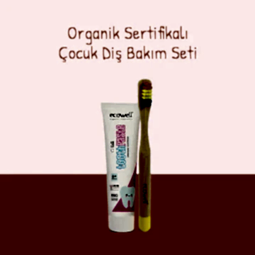 Sertifikalı Organik Çocuk Diş Bakım Seti