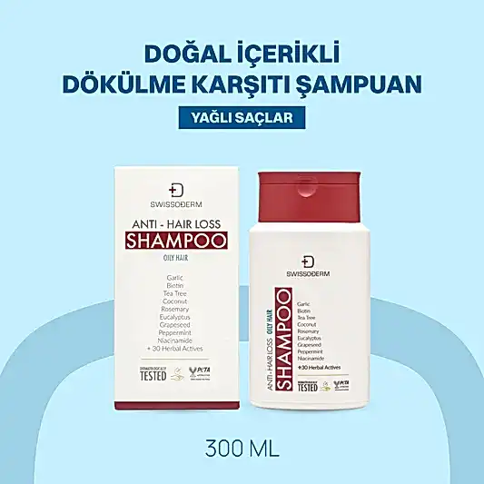 Doğal İçerikli Dökülme Karşıtı Şampuan Yağlı Saçlar - 300 ml