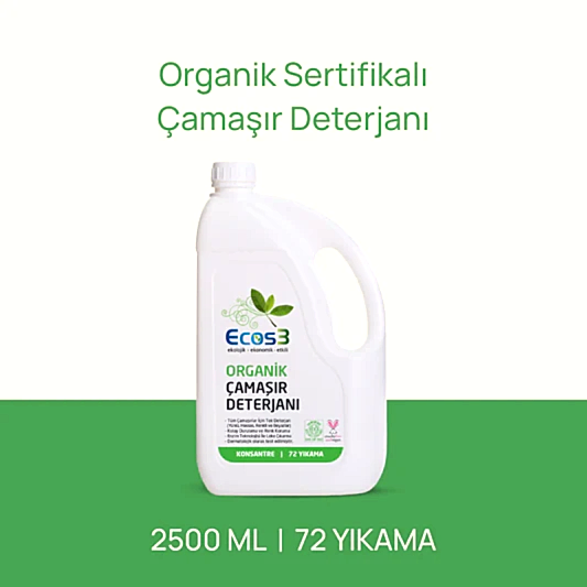 Sertifikalı Organik Çamaşır Deterjanı - 2.5 lt