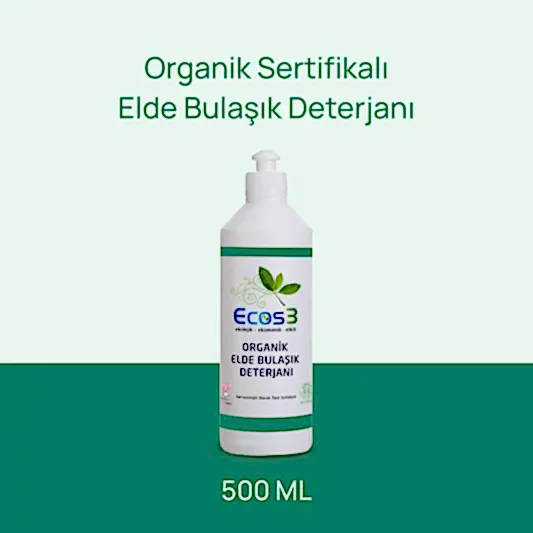Sertifikalı Organik Elde Bulaşık Deterjanı - 500 ml