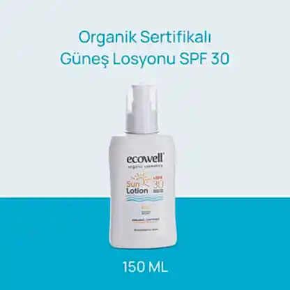 Sertifikalı Organik Güneş Losyonu SPF 30 - 150 ml