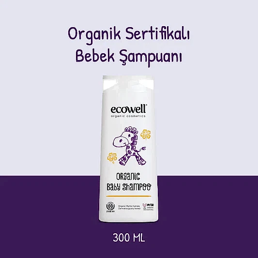 Sertifikalı Organik Bebek Şampuanı - 300 ml