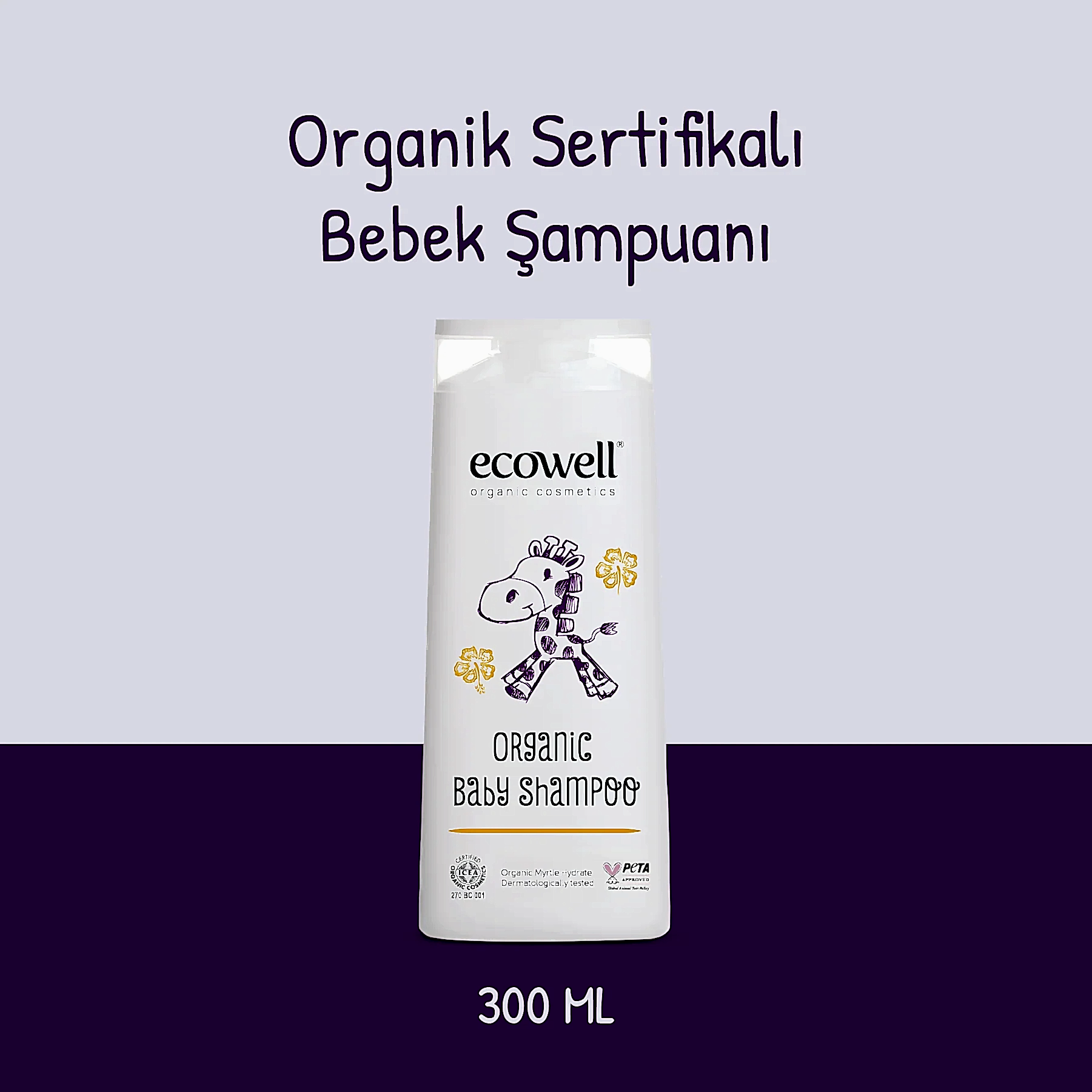 Sertifikalı Organik Bebek Şampuanı - 300 ml