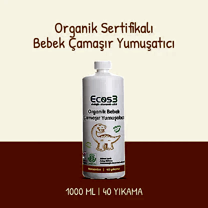 Sertifikalı Organik Bebek Çamaşır Yumuşatıcı - 1000 ml