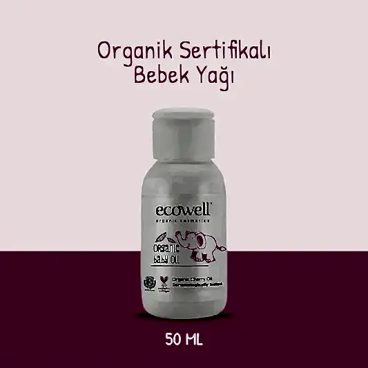 Sertifikalı Organik Bebek Yağı - 50 ml