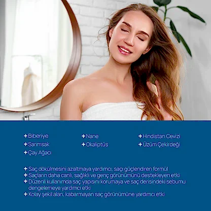 Doğal İçerikli Dökülme Karşıtı Şampuan Yağlı Saçlar - 300 ml