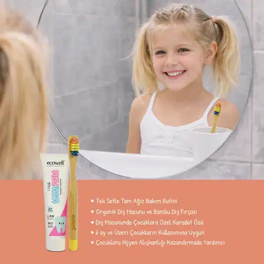 Sertifikalı Organik Çocuk Diş Bakım Seti