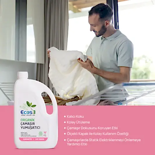 Sertifikalı Organik Çamaşır Yumuşatıcı - 2.5 lt