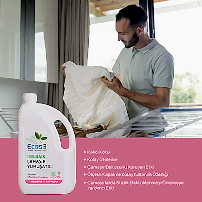 Sertifikalı Organik Çamaşır Yumuşatıcı - 2.5 lt
