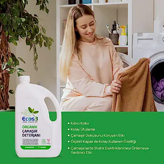 Sertifikalı Organik Çamaşır Deterjanı - 2.5 lt