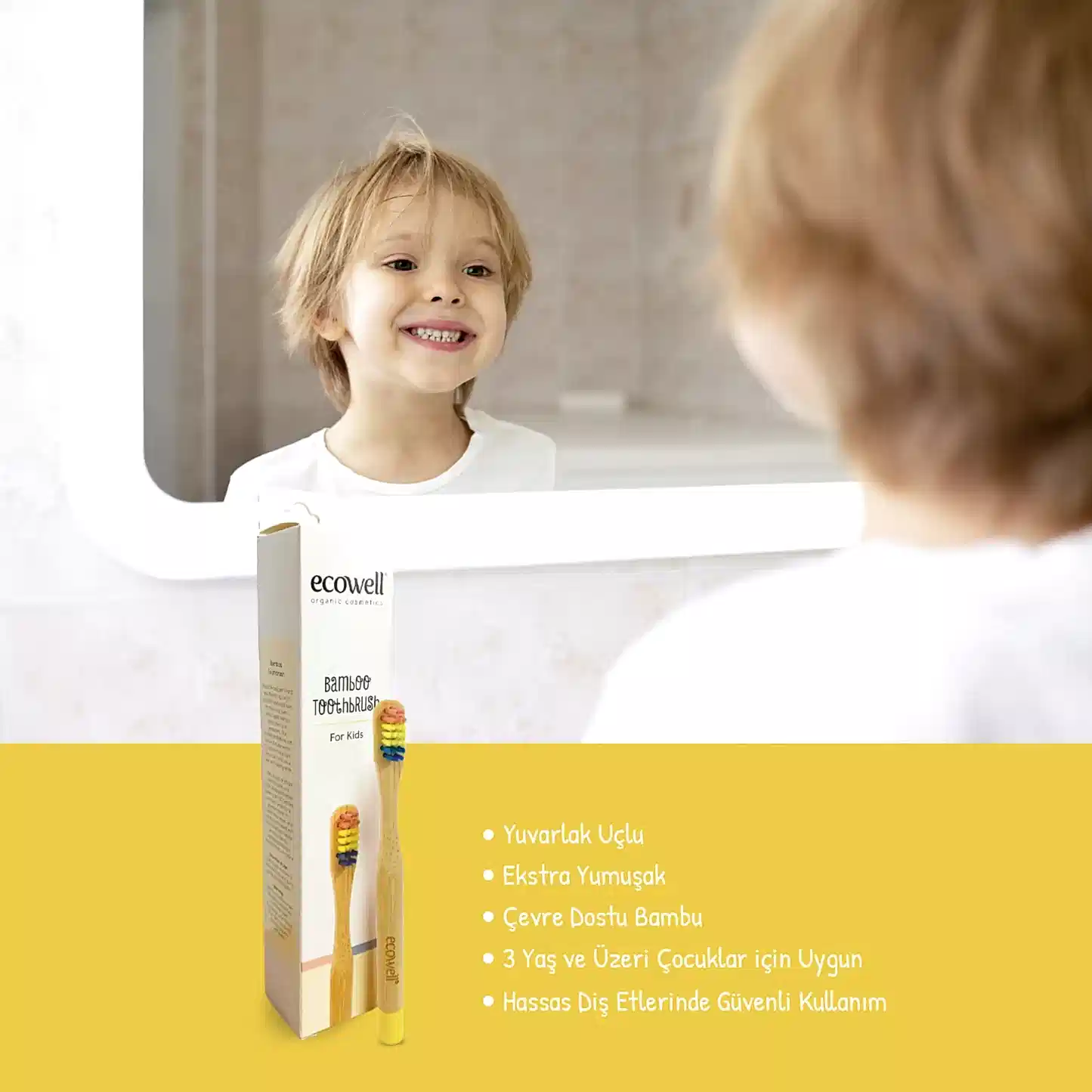 Sertifikalı Organik Çocuk Diş Fırçası