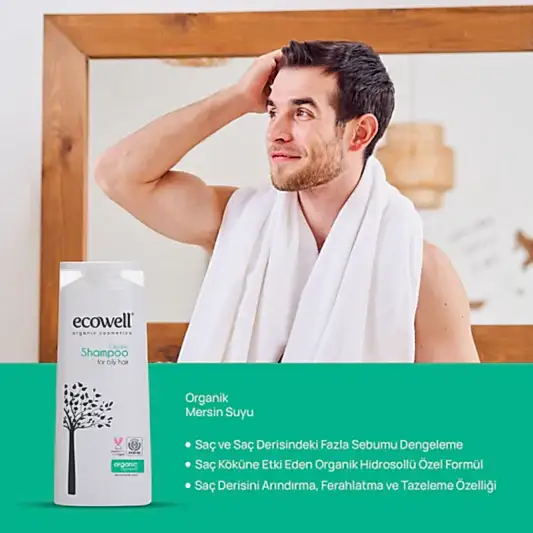 Sertifikalı Organik Şampuan - Yağlı Saç - 300 ml