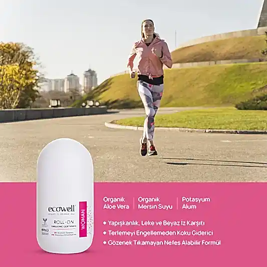 Sertifikalı Organik Kadın Deodorant Roll-on - 75 ml