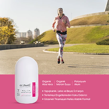 Sertifikalı Organik Kadın Deodorant Roll-on - 75 ml