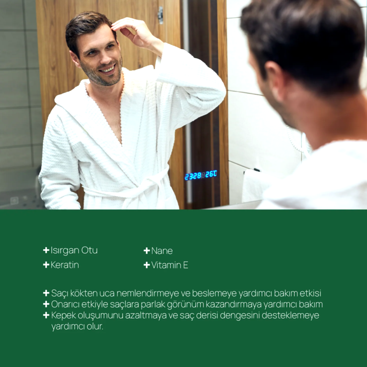 Doğal İçerikli Kepek Karşıtı Şampuan - 300 ml