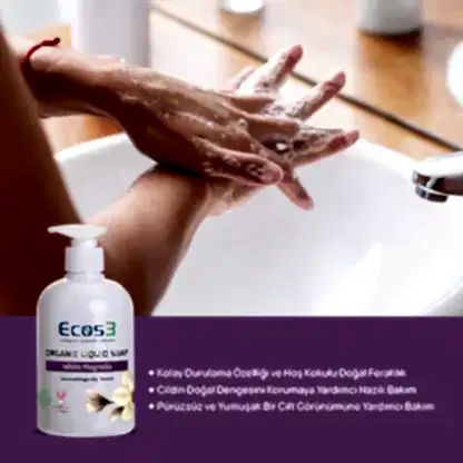 Sertifikalı Organik Sıvı Sabun - Beyaz Manolya - 500 ml