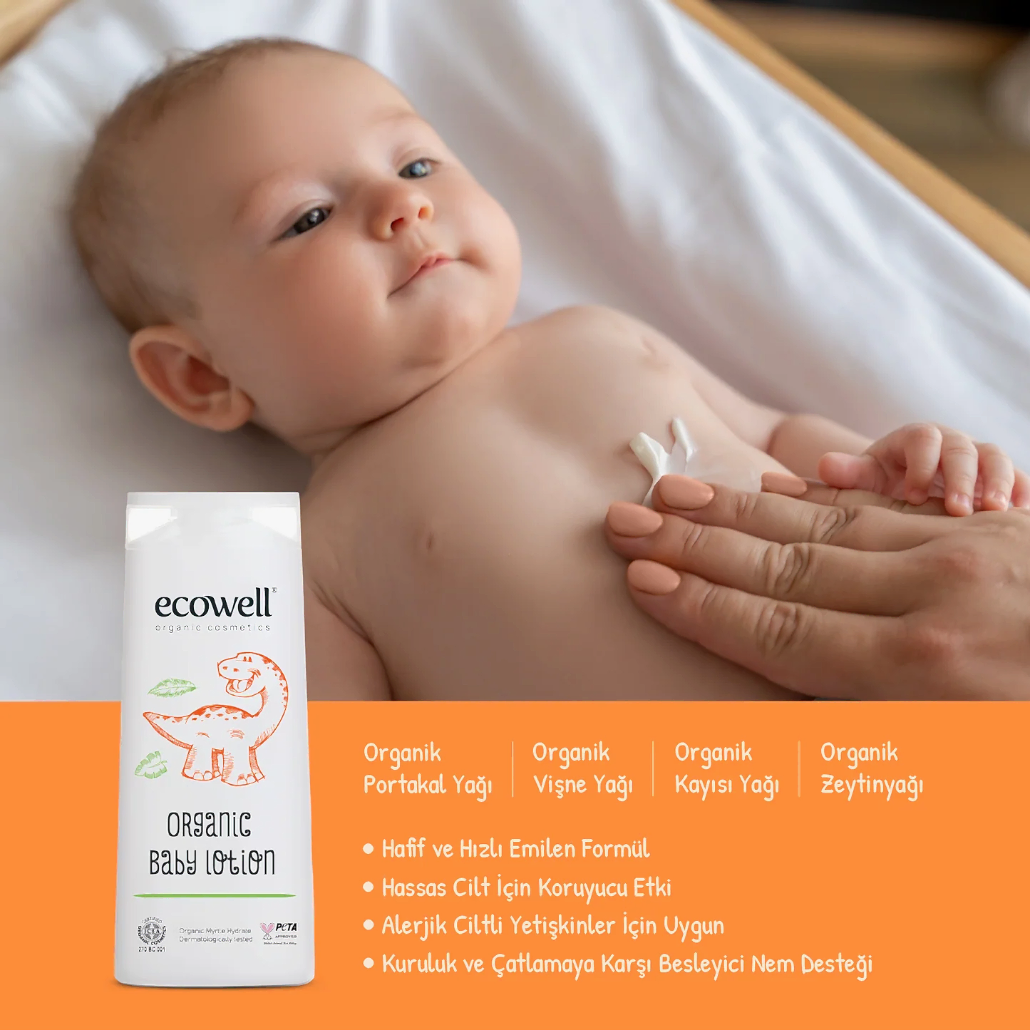 Sertifikalı Organik Bebek Losyonu - 300 ml