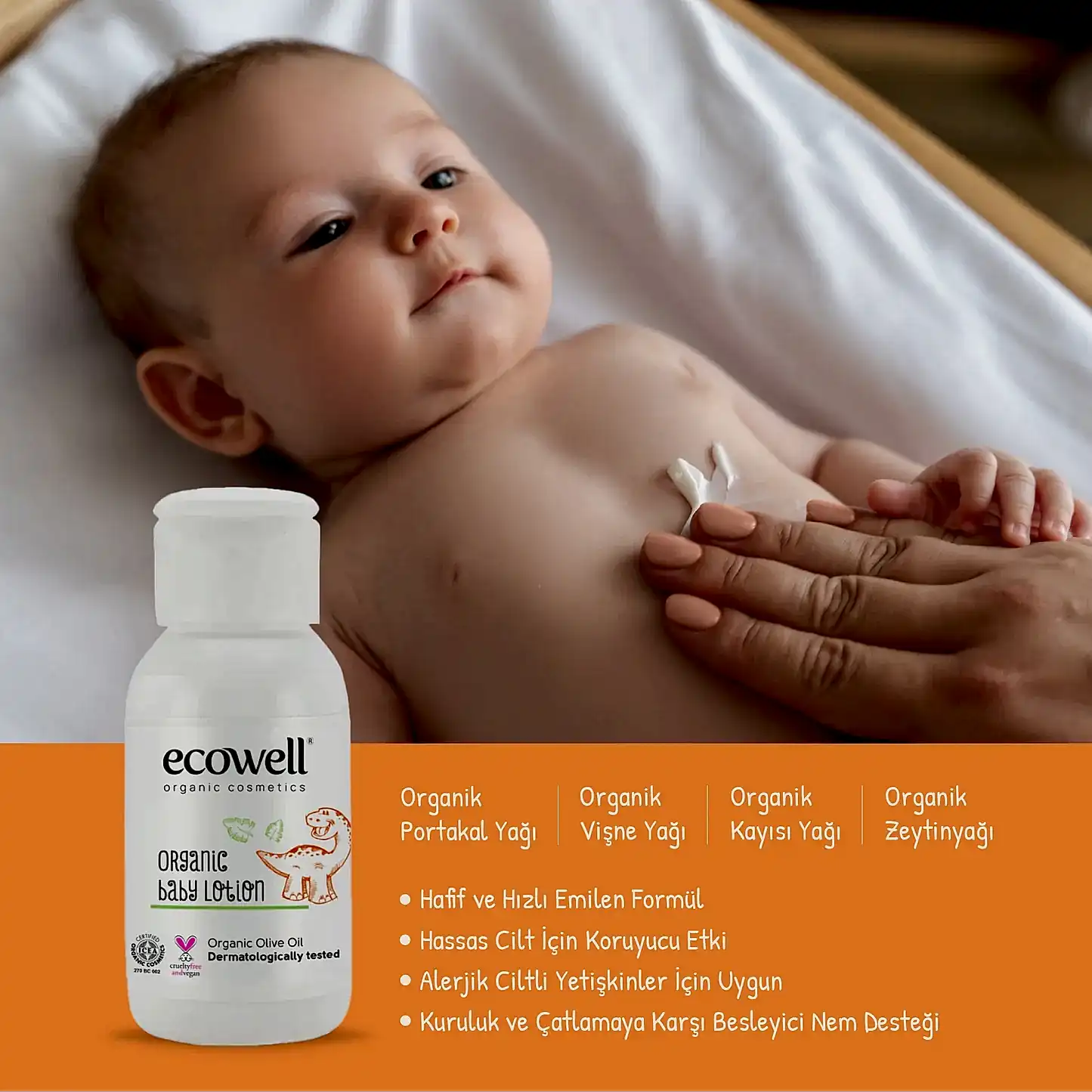 Sertifikalı Organik Bebek Losyonu - 50 ml