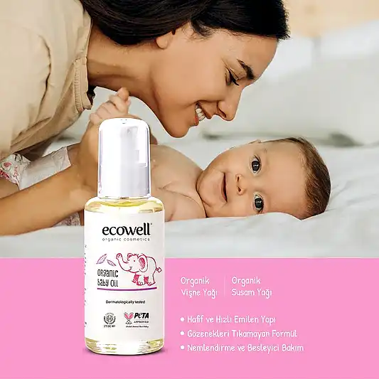 Sertifikalı Organik Bebek Yağı - 100 ml