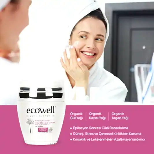 Sertifikalı Organik Nemlendirici Yüz Bakım Kremi - 50 ml