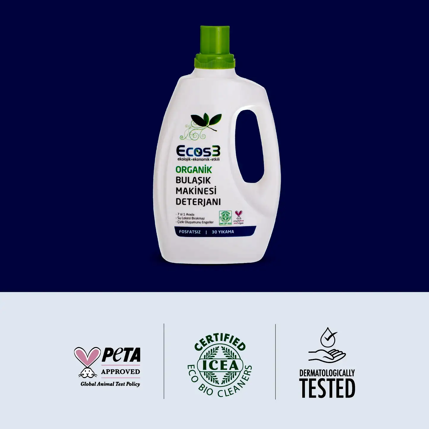 Sertifikalı Organik Bulaşık Makinesi Deterjanı - 750 ml