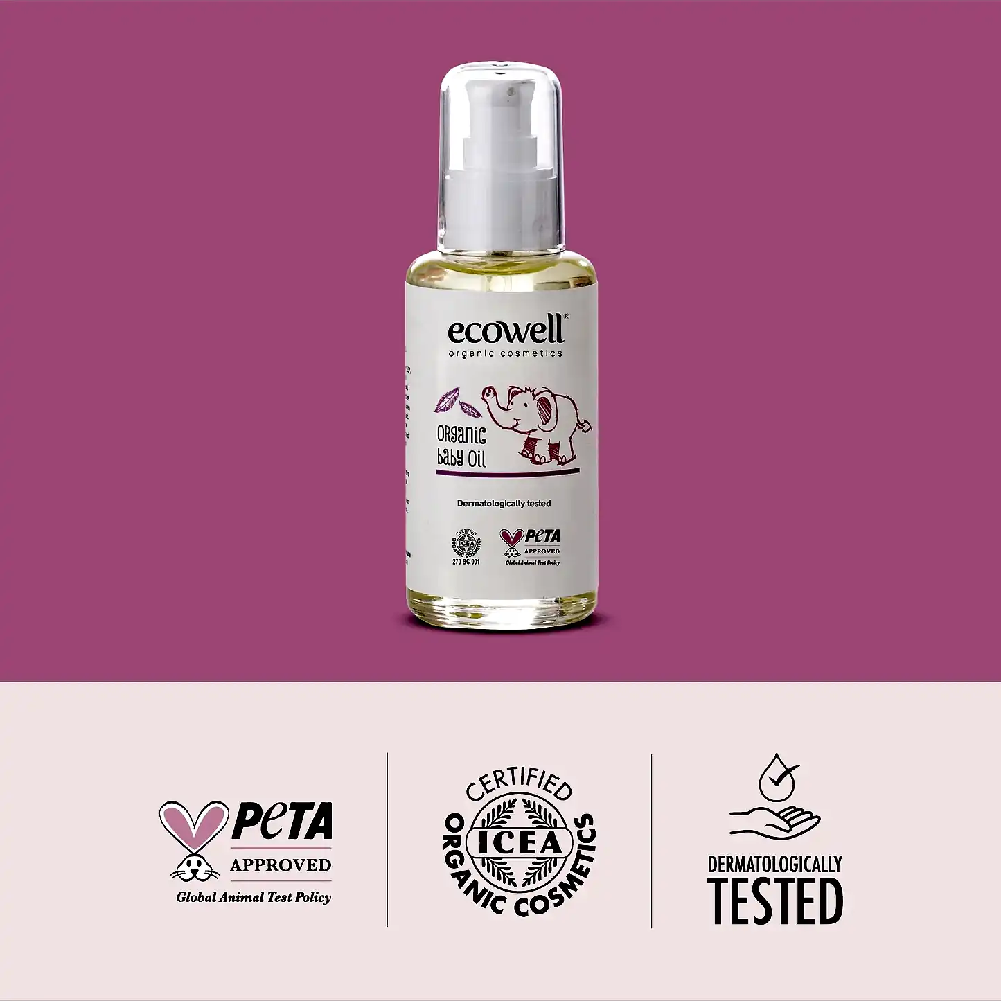 Sertifikalı Organik Bebek Yağı - 100 ml