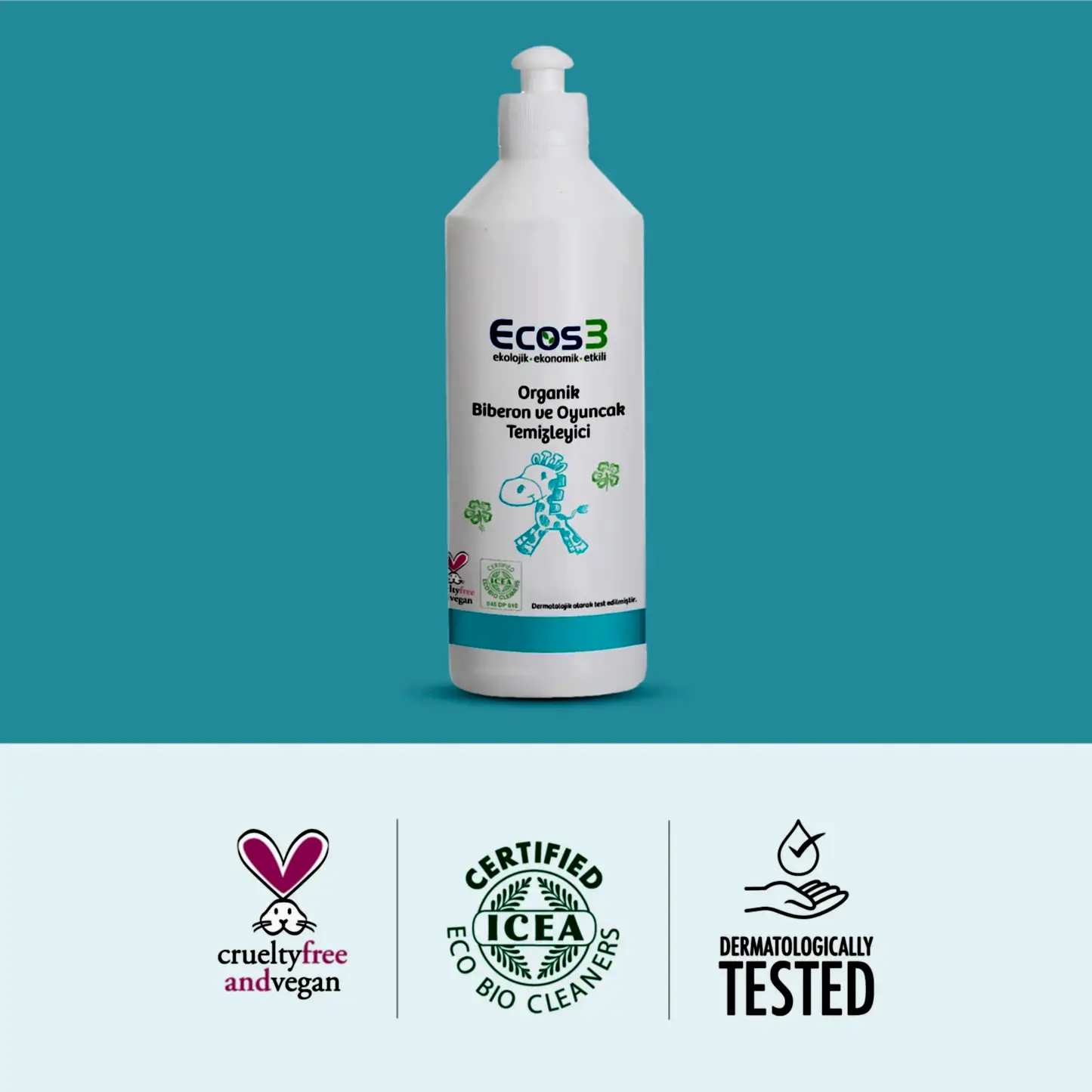 Sertifikalı Organik Biberon Ve Oyuncak Temizleyici - 500 ml