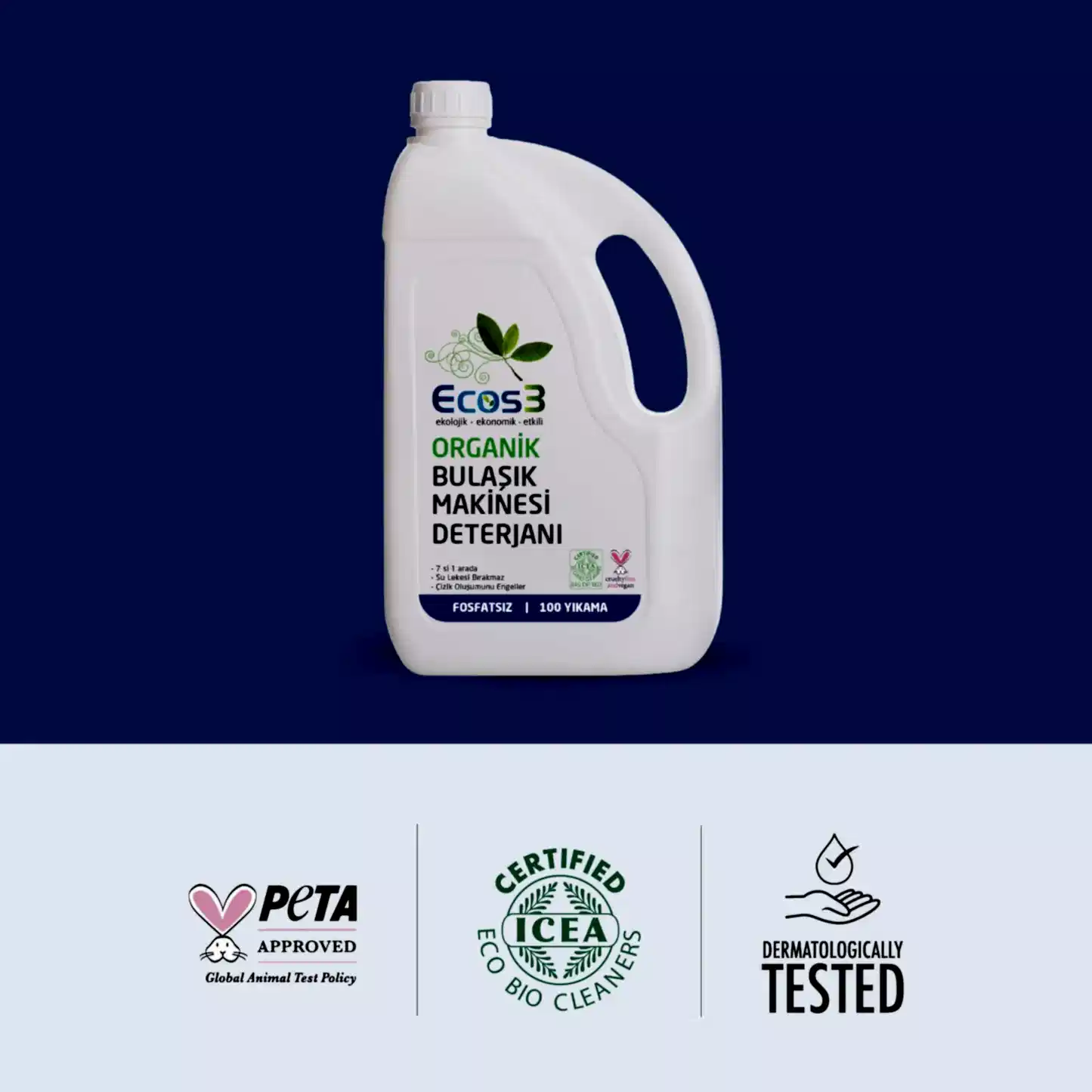 Sertifikalı Organik Bulaşık Makinesi Deterjanı - 2.5 lt