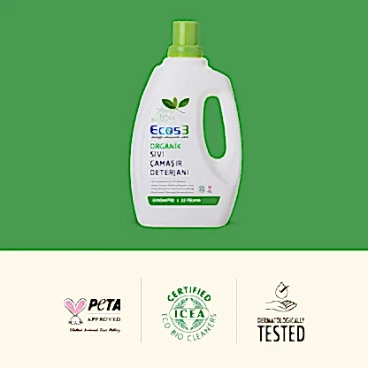 Sertifikalı Organik Çamaşır Deterjanı - 750 ml