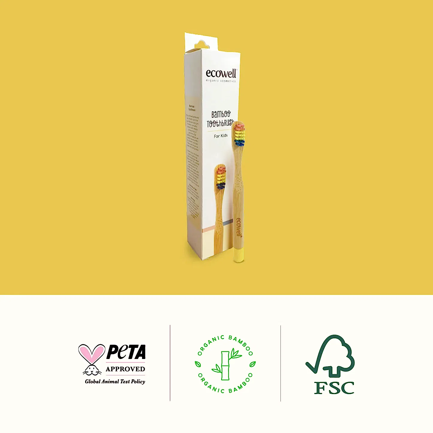 Sertifikalı Organik Çocuk Diş Fırçası