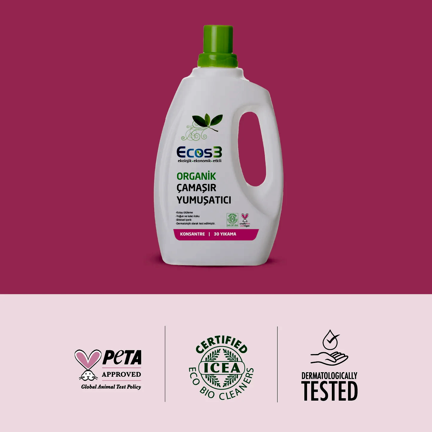 Sertifikalı Organik Çamaşır Yumuşatıcı - 750 ml