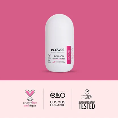 Sertifikalı Organik Kadın Deodorant Roll-on - 75 ml