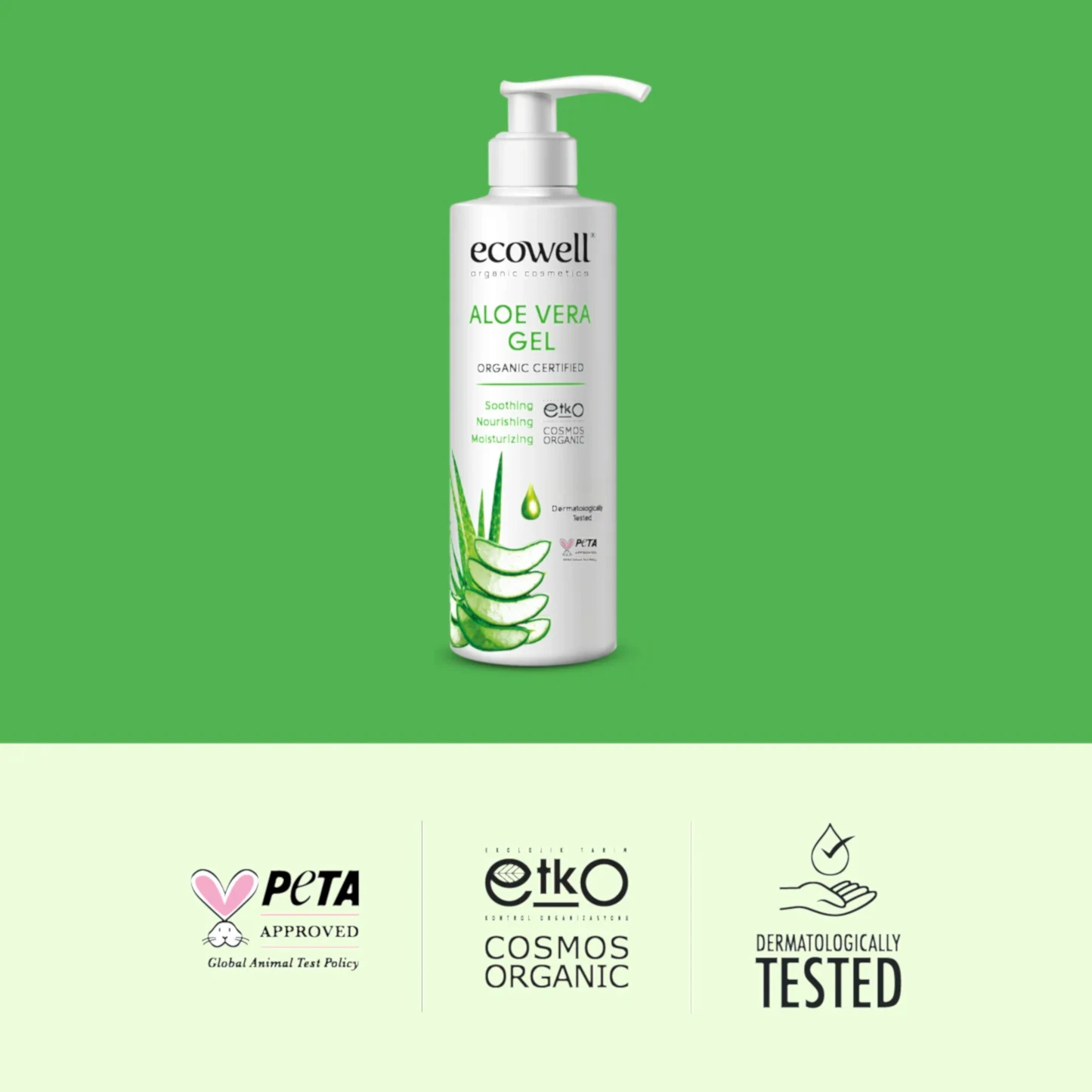 Sertifikalı Organik Aloe Vera Jel - 200 ml