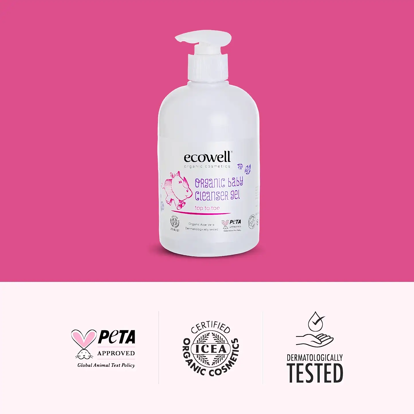 Sertifikalı Organik Bebek Temizleme Jeli - 500 ml